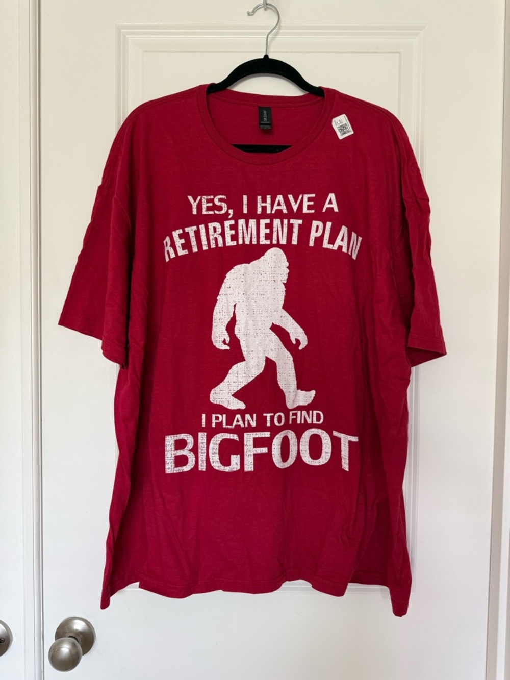 Red Bigfoot/Sasquatch Graphic Tee